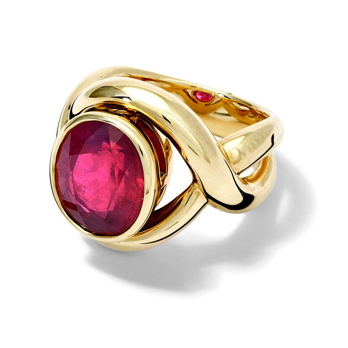 خاتم ذهب Severine Oval من Cassandra Goad