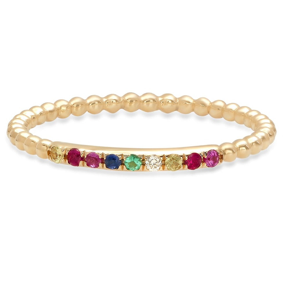خاتم قوس قزح Rainbow ring من آشلي بيرغمان Ashleigh Bergman