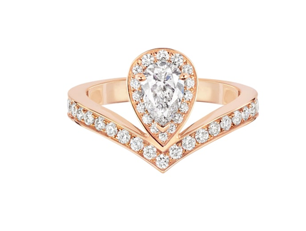 خاتم لصاحبة الشخصية الرومانسية من Chaumet