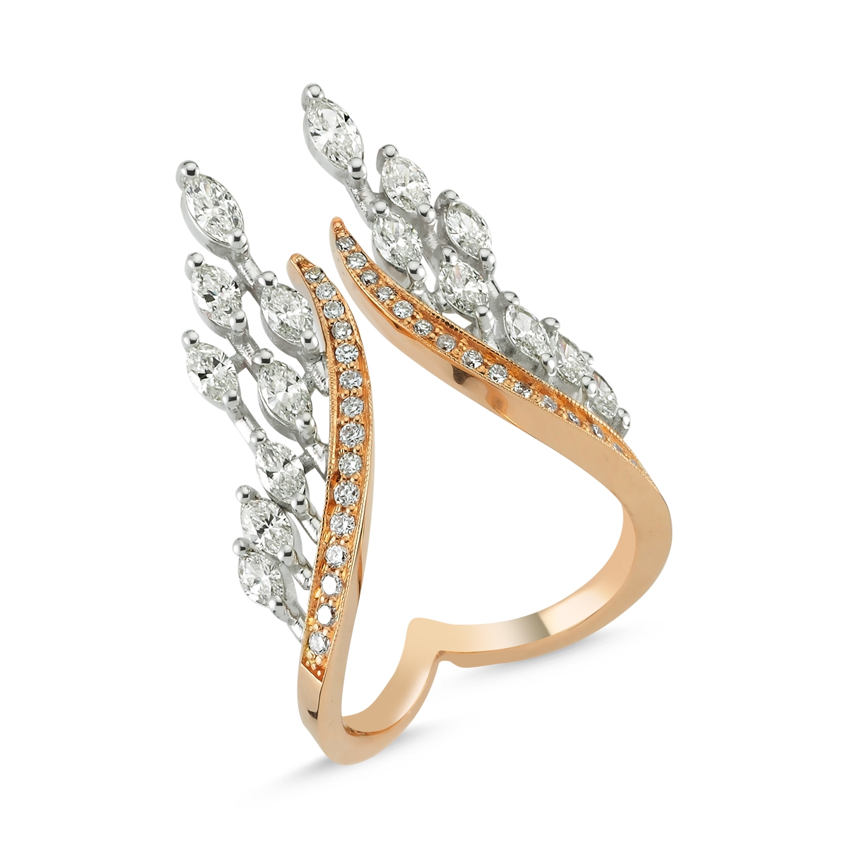 خاتم ماس Marquise Rain من Nadias Jewellery
