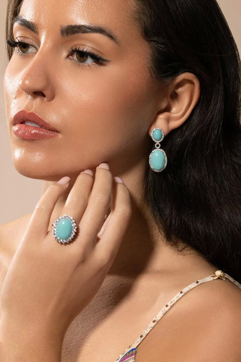 خاتم Blue White من FANTASIA by DESERIO