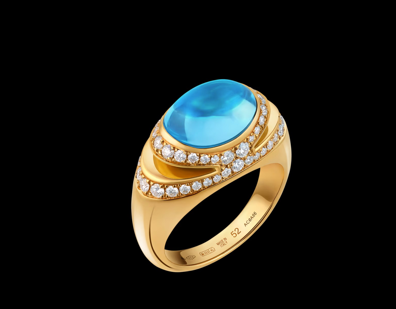 خاتم Bvlgari Cabochon من Bulgari