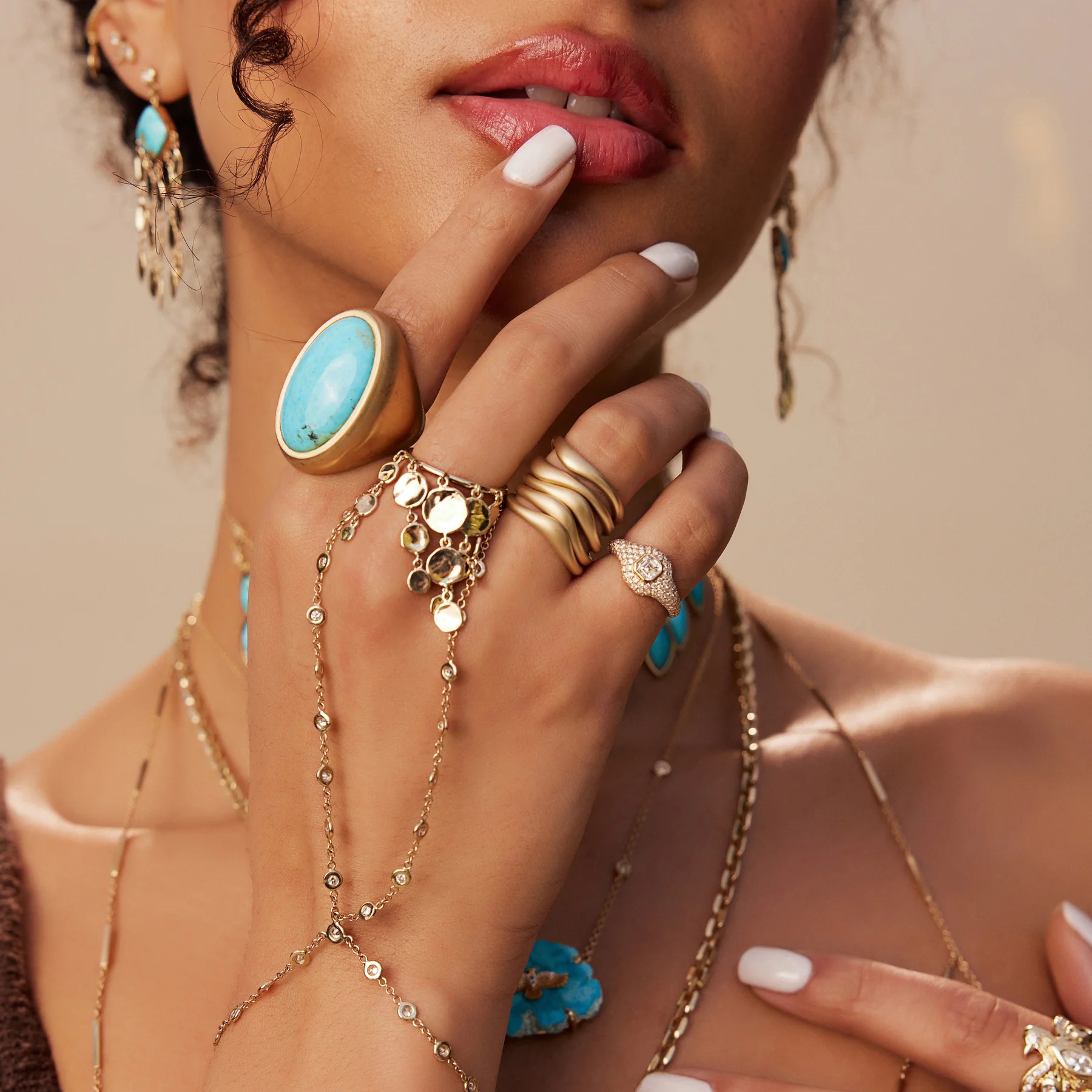 خاتم Large Smooth Oval من Jacquie Aiche