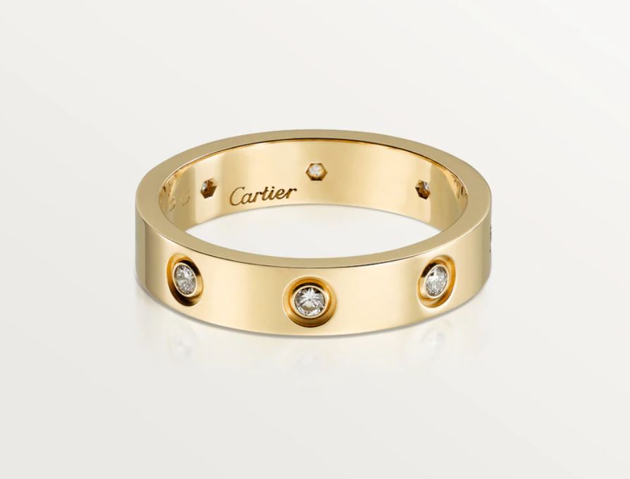 خاتم Love من كارتييه Cartier بالذهب الأصفر