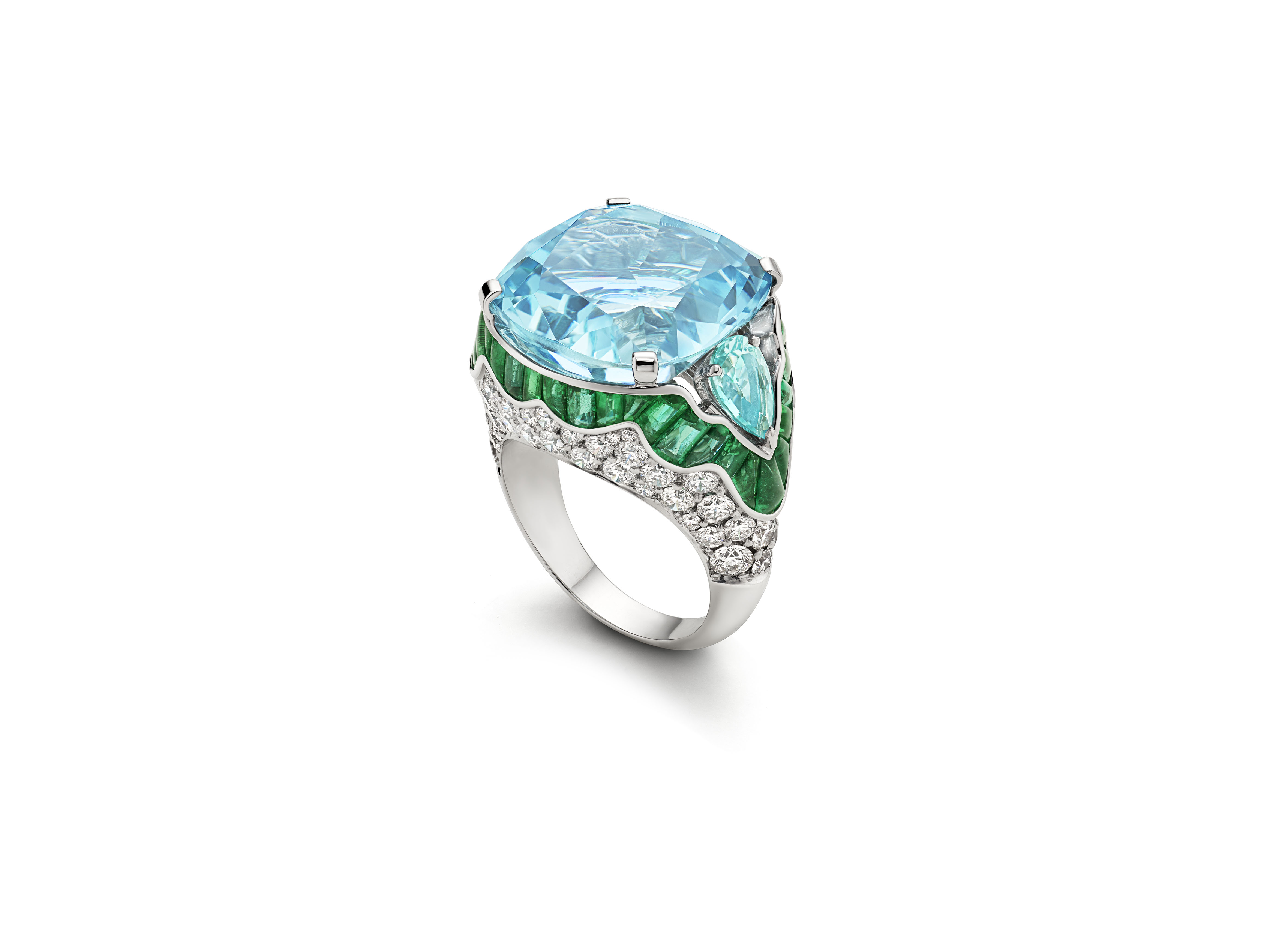 خاتم Paraiba Echoes ring من بولغاري Bulgari