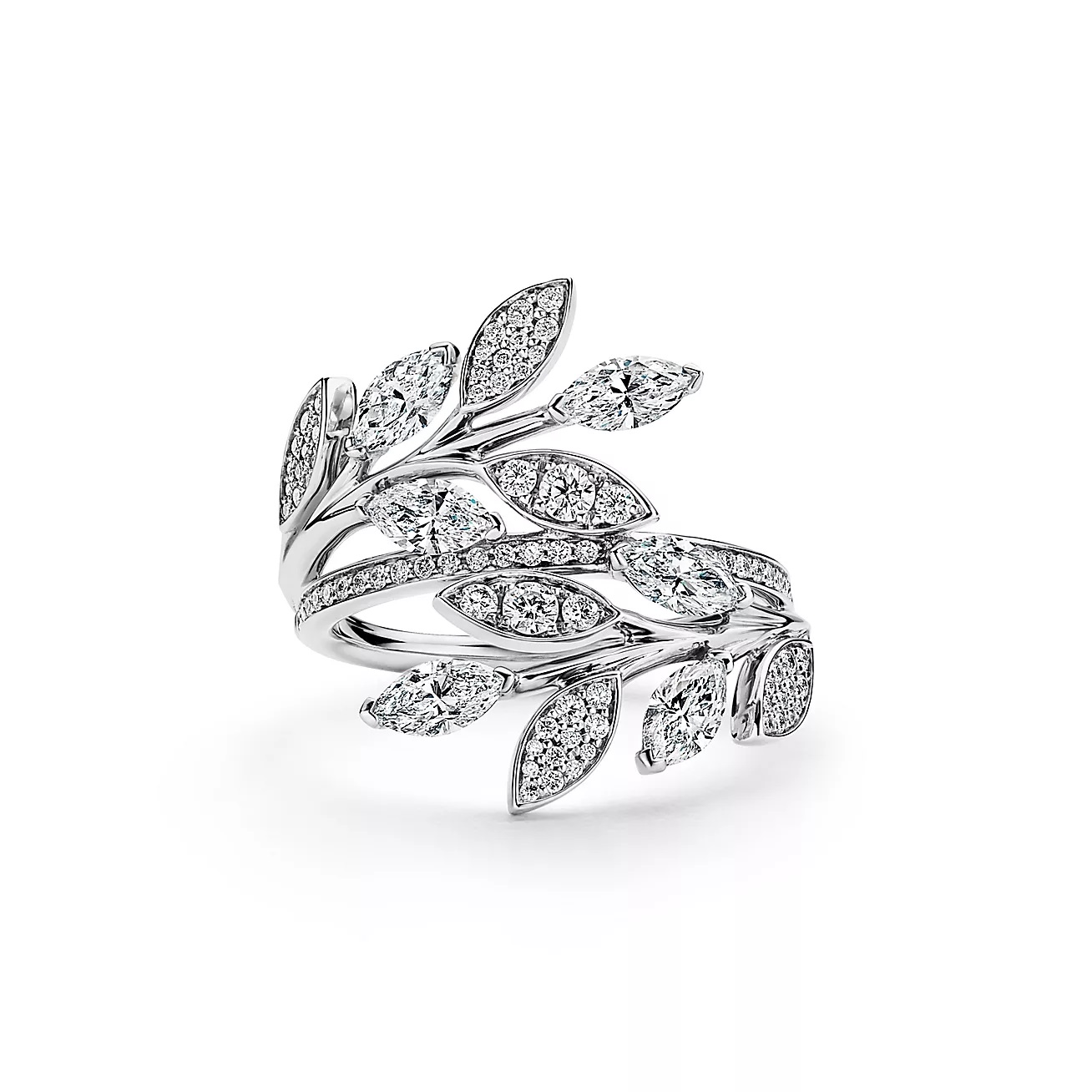 خاتم Tiffany Victoria Diamond Vine Bypass
