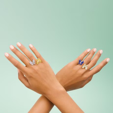 خواتم بتصميم الفراشة من Van Cleef & Arpels