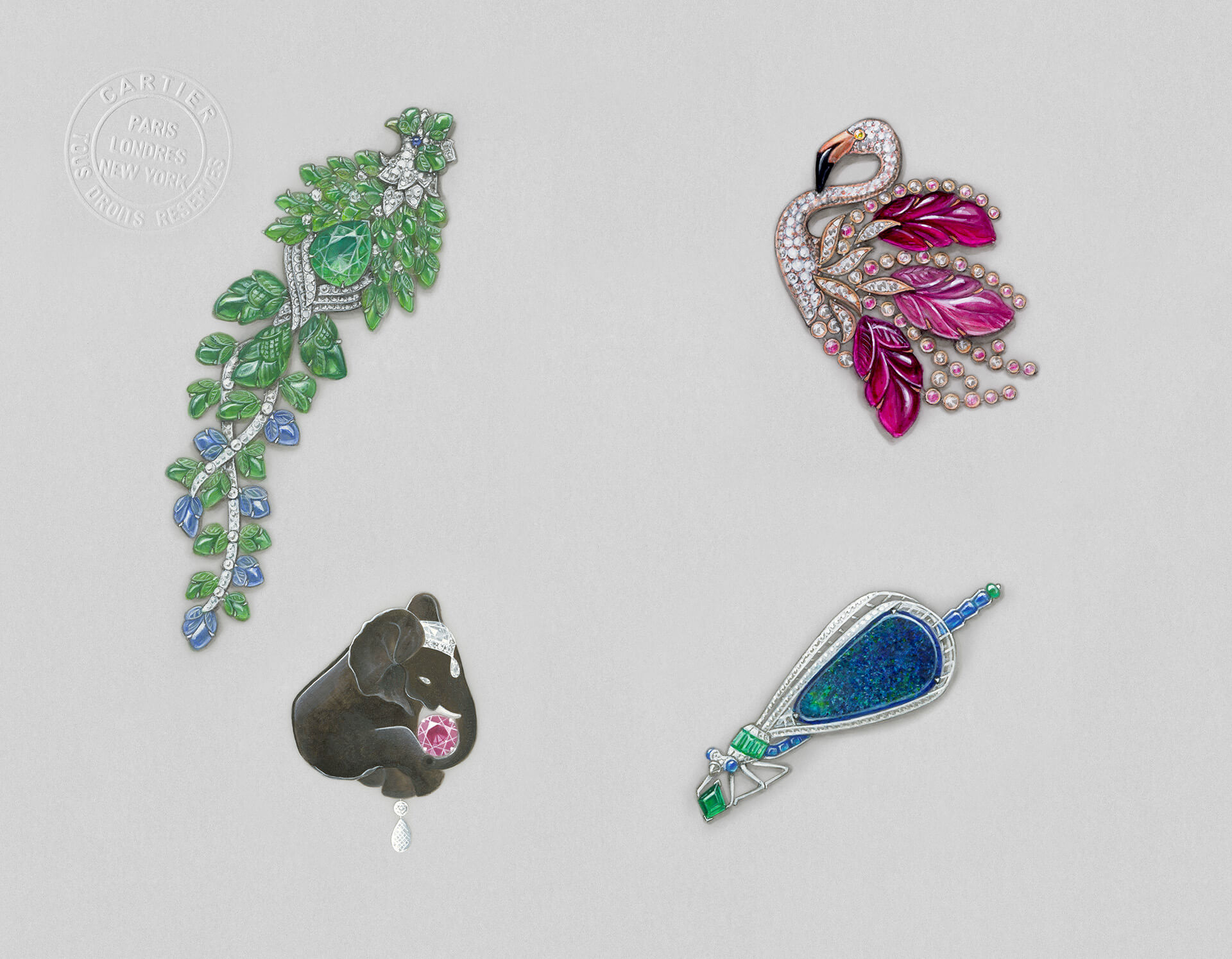 دبابيس من Cartier