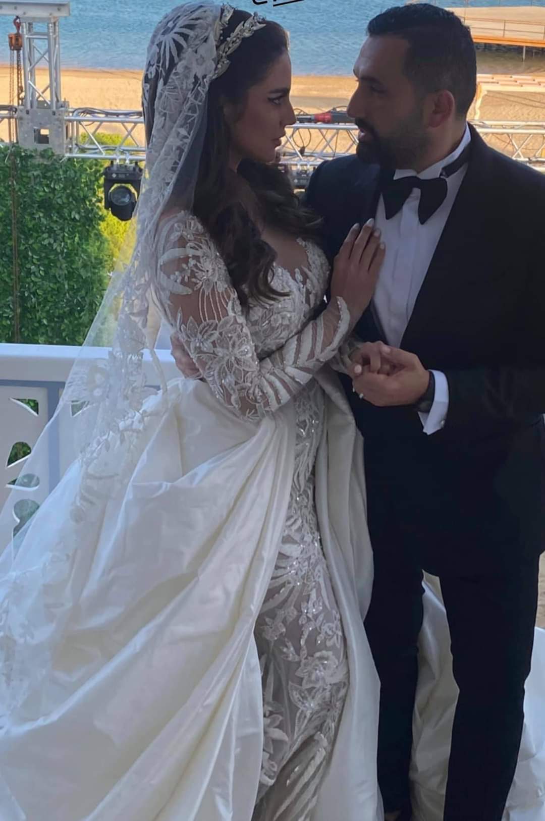 درة وزوجها المهندس هاني سعد