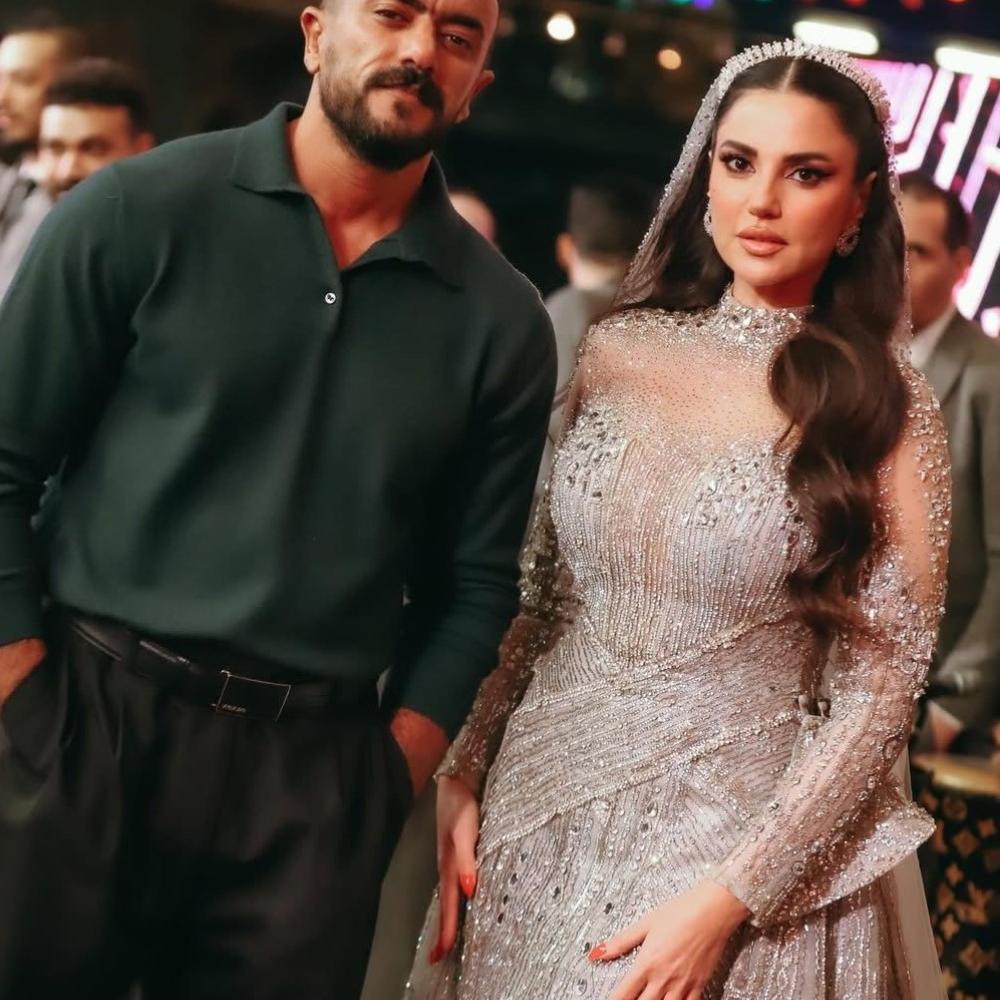 درة وأحمد العوضي في مسلسل علي كلاي 