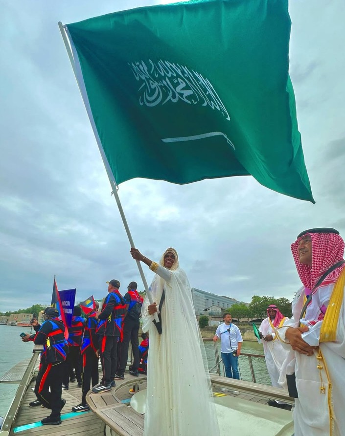 دنيا أبو طالب ترفع راية المملكة في أولمبياد باريس 2024 