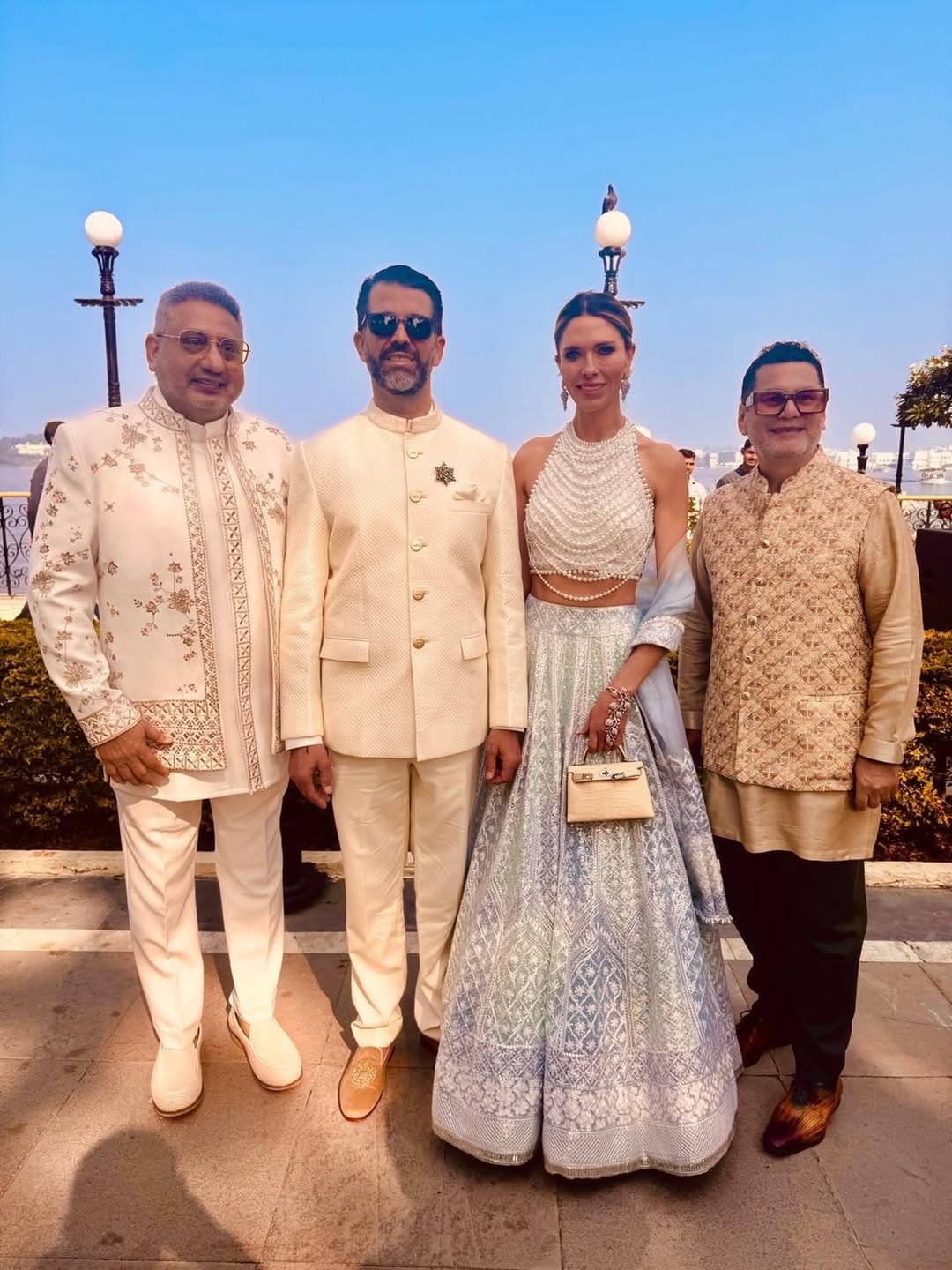 دونالد ترامب جونيور في حفل الزفاف