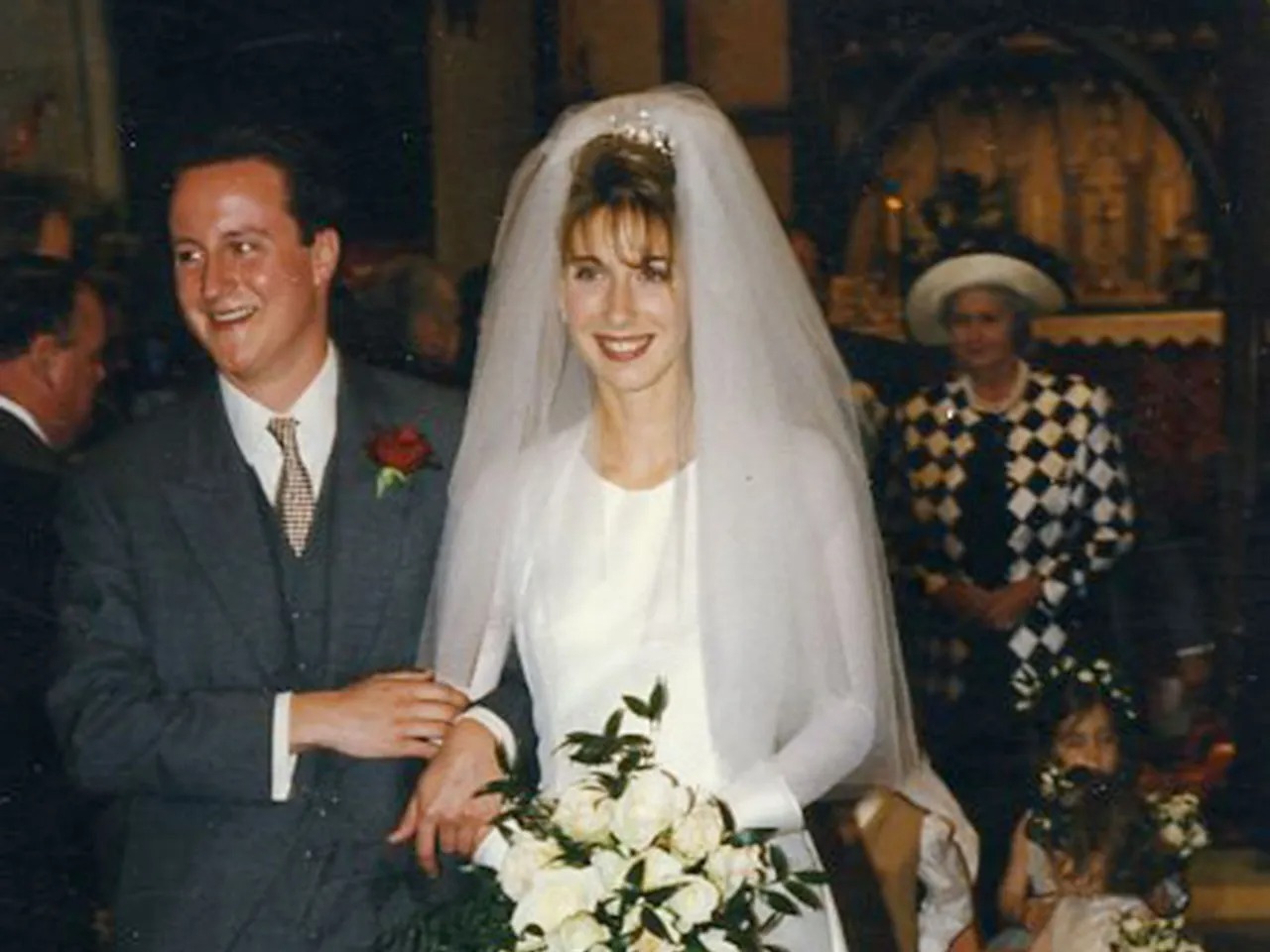 ديفيد كاميرون David Cameron وسامانثا شيفيلد Samantha Sheffield