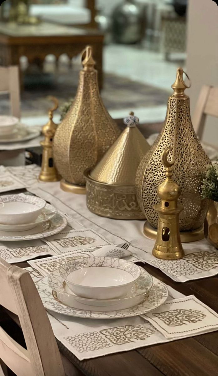 ديكورات سفرة رمضان