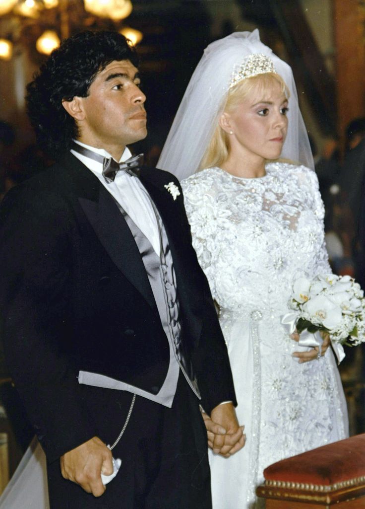 دييغو مارادونا Diego Maradona وكلوديا فيلافاني Claudia Villafañe