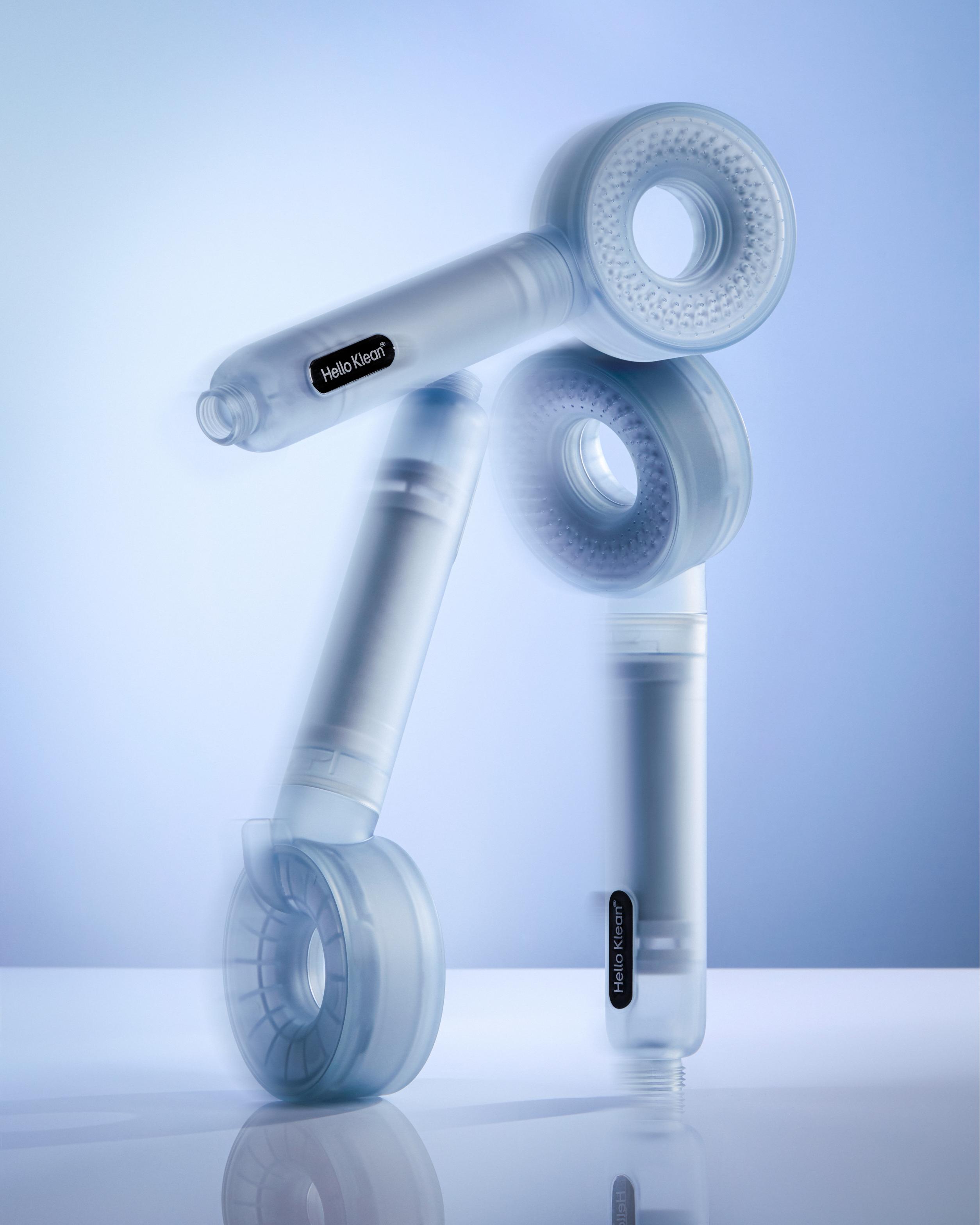 رأس الدشّ Shower Head Transparent Blue من Hello Klean