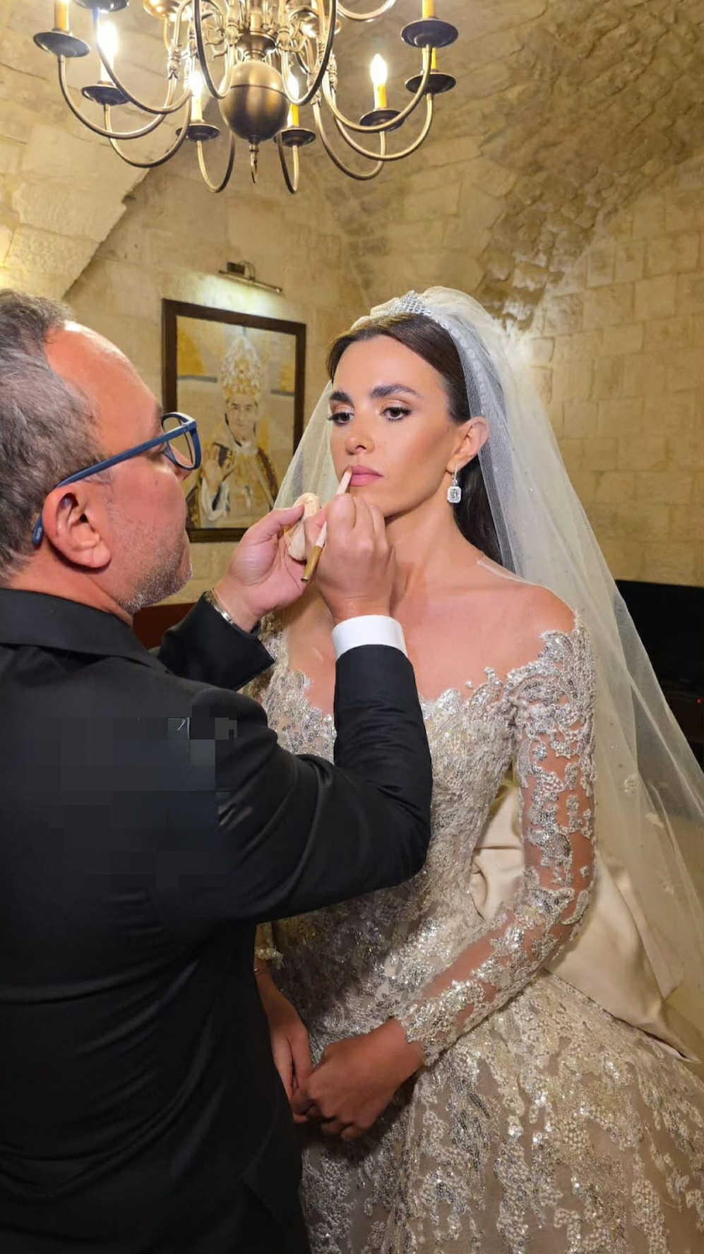 العروس زين قطامي نجمة تلمع يوم زفافها