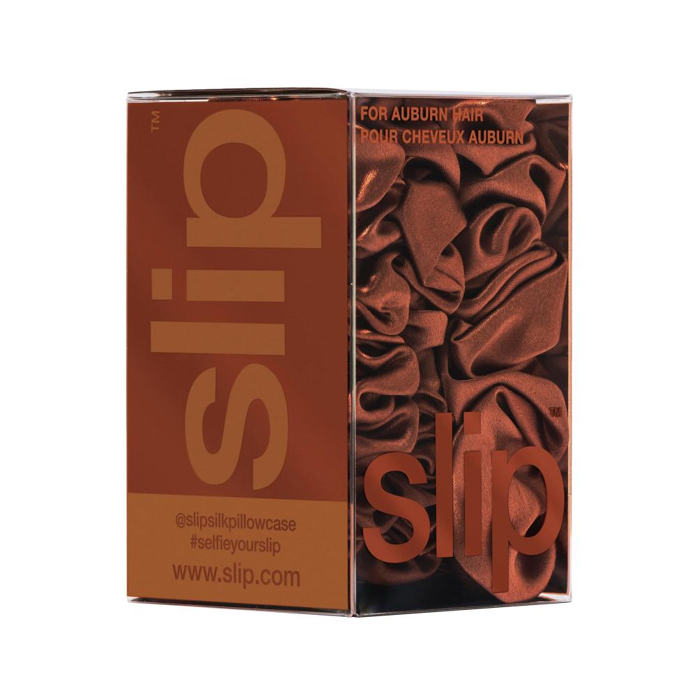 ربطة الشعر بيور سيلك Pure Silk بلون أوبورن Auburn من سليب Slip