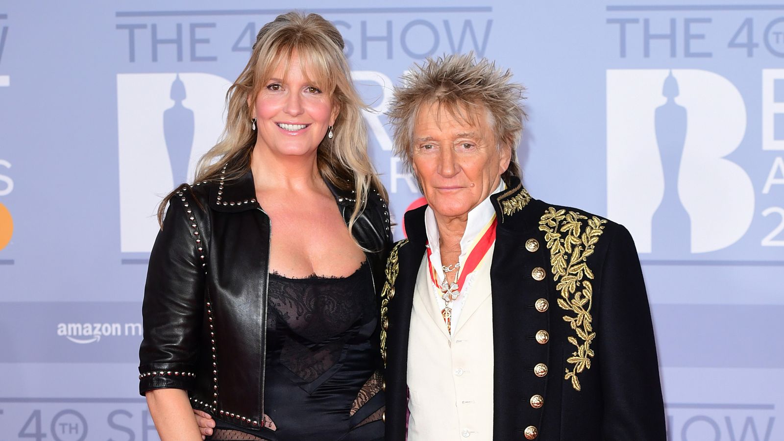 رود ستيوارت Rod Stewart وبيني لانكستر Penny Lancaster