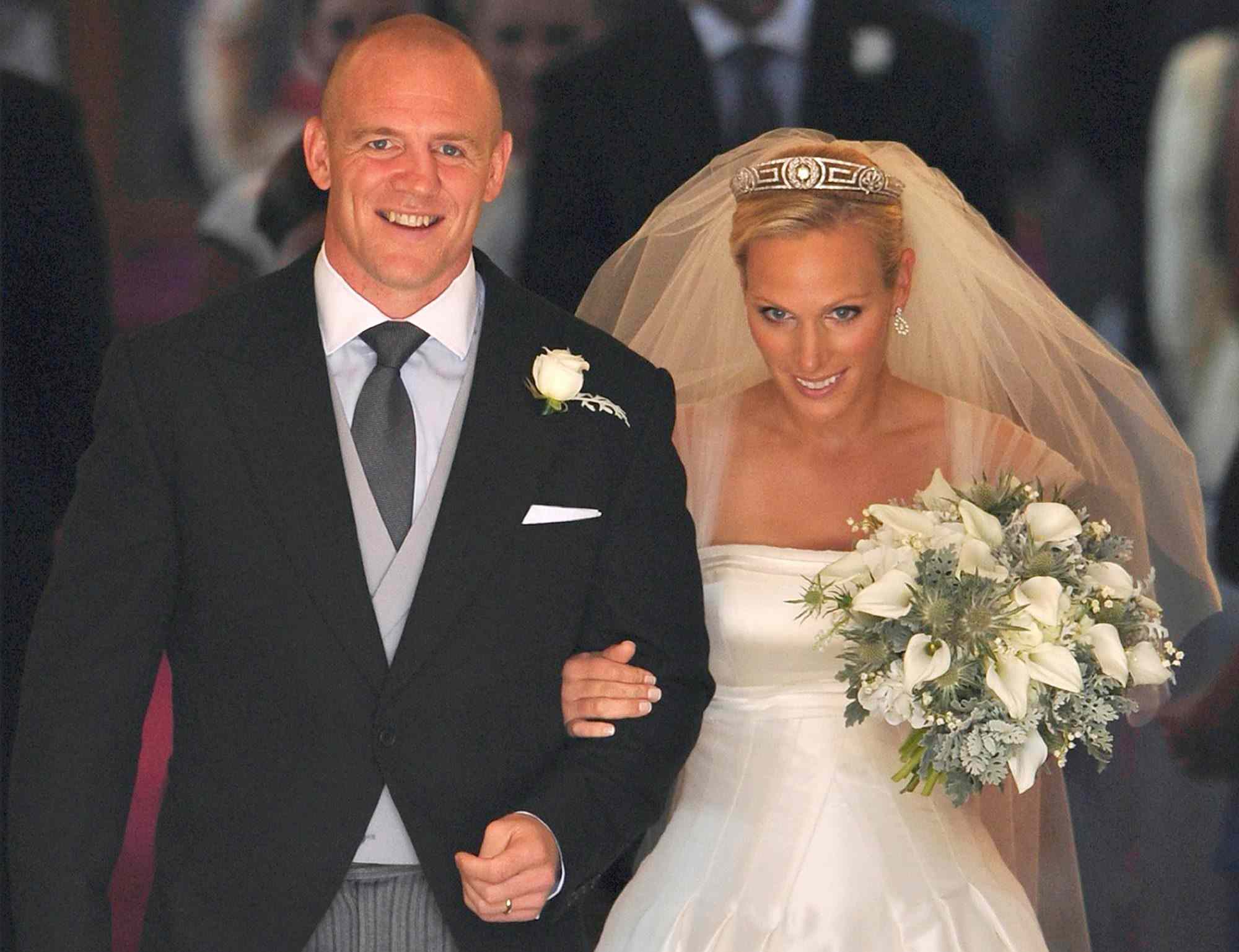 زارا فيليبس Zara Phillips ومايك تيندال Mike Tindall