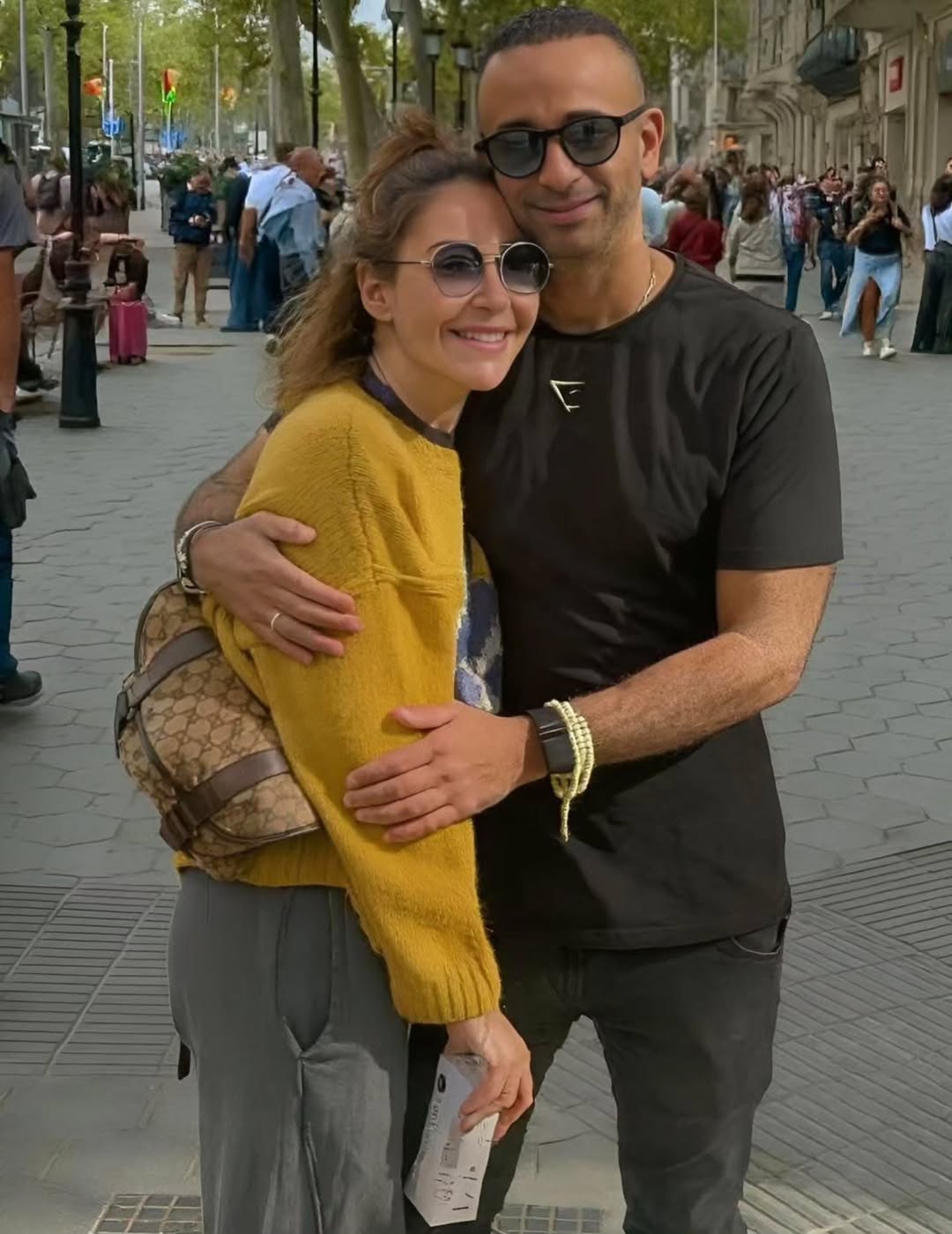 منة شلبي وزوجها