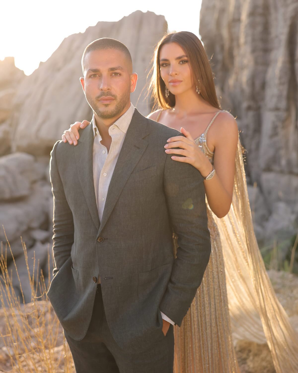 زين قطامي بساعة كارتييه الفارهة في حفل زفافها