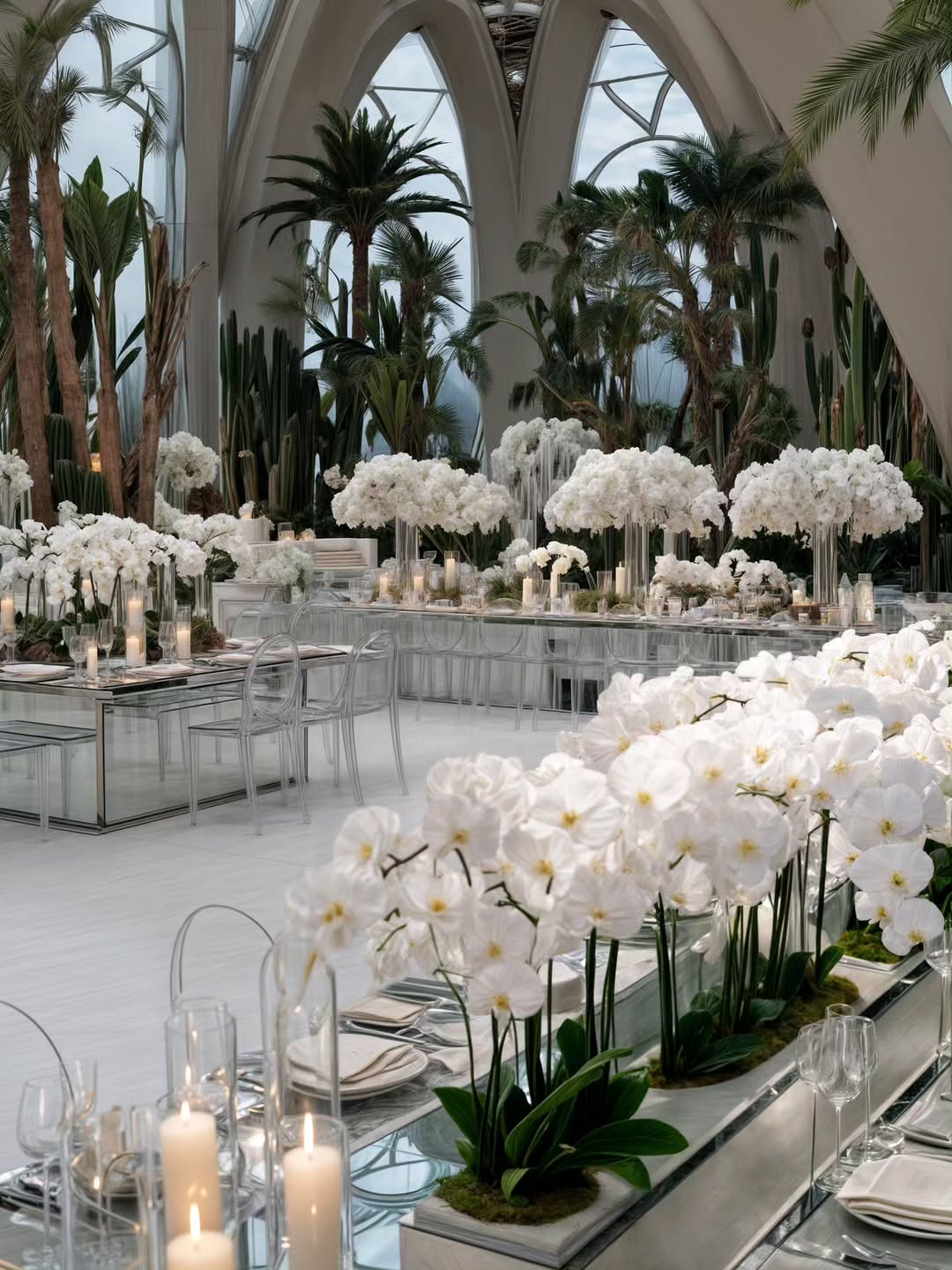 زينة زهور ساحرة- الصورة من صفحة sasha_eventdesign