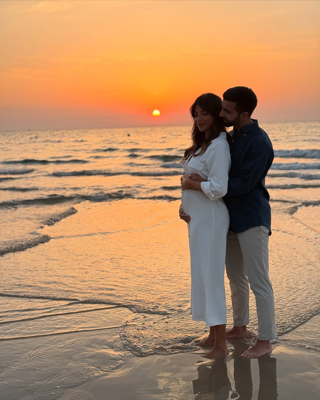 سارة مراد اعلنت عن حملها بطريقة رومانسية