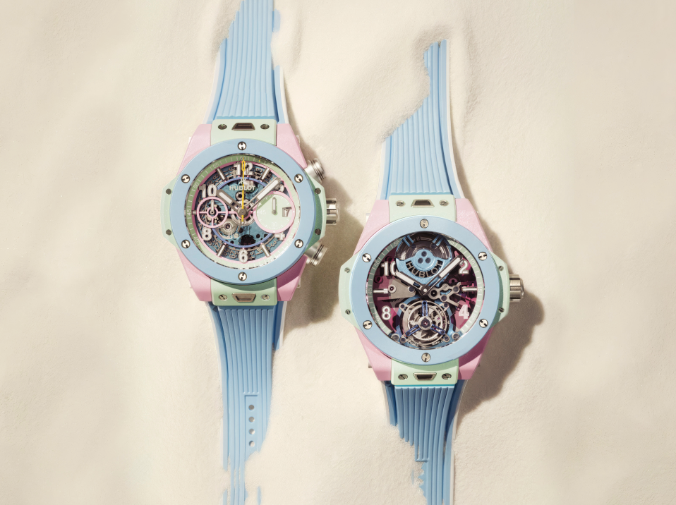ساعات Hublot بألوان الباستيل