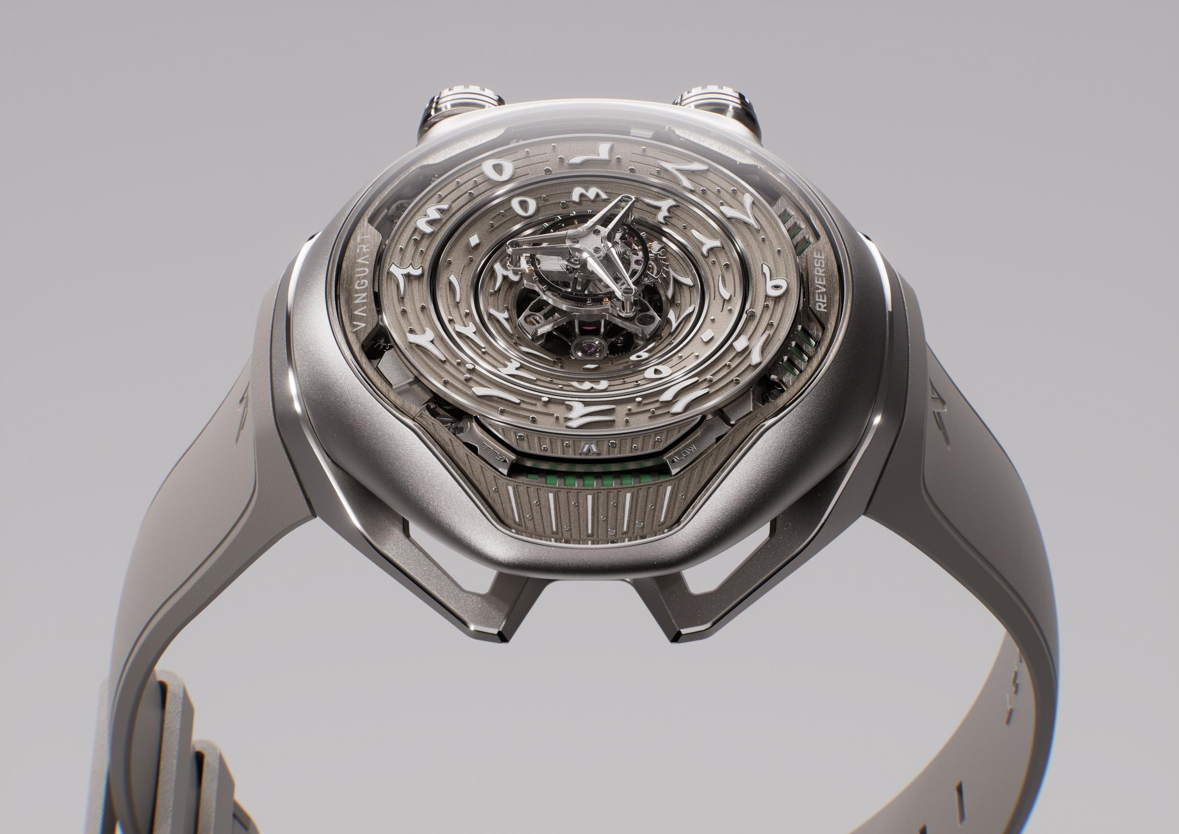 ساعة بلاك هول بأرقام عربية