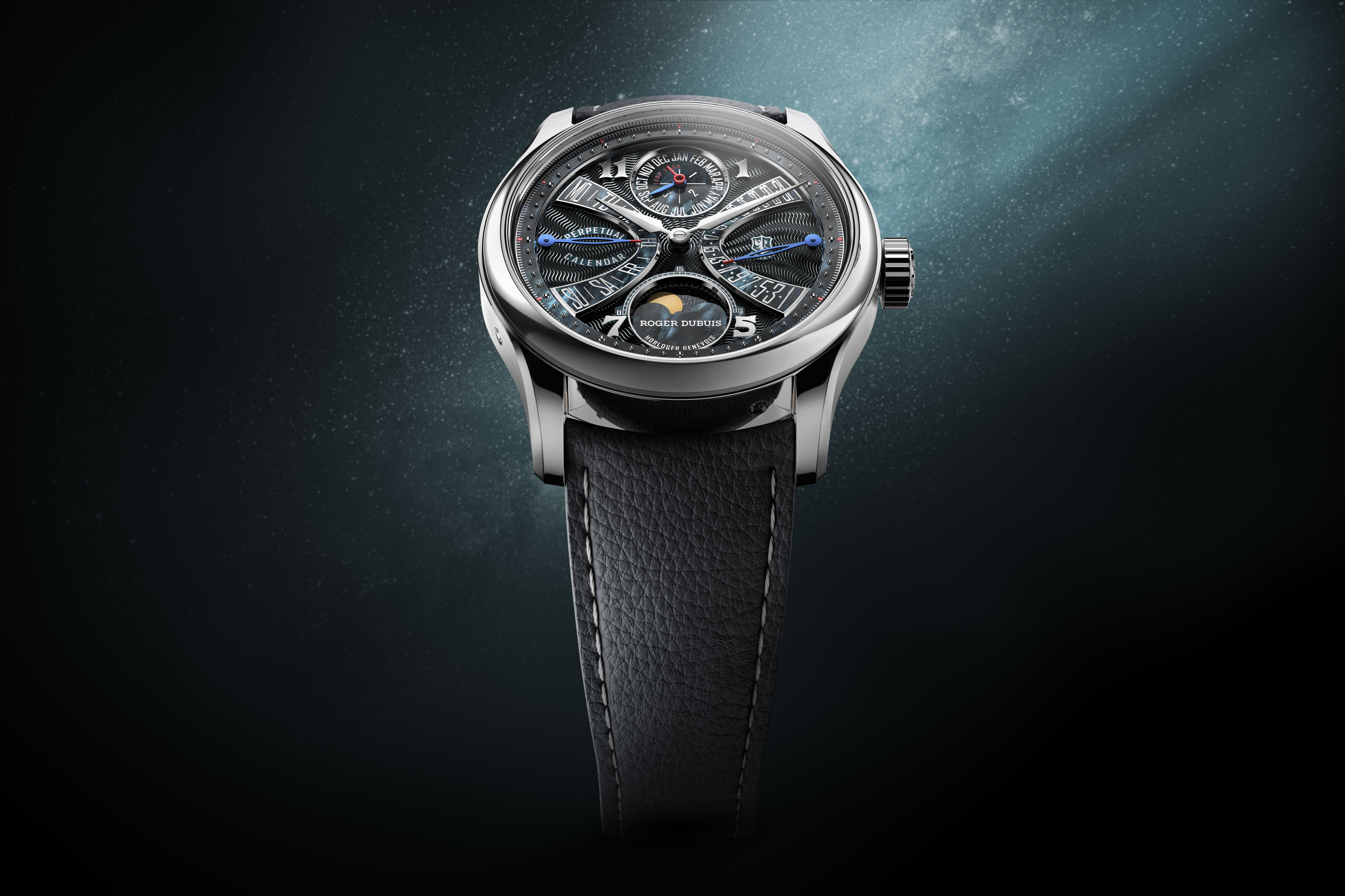 ساعة Hommage Sukoon Al-Layl جمال الطبيعة… بتجسيد بلاتيني