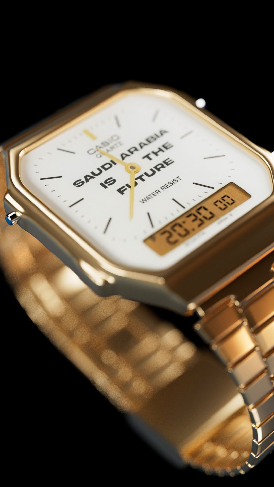 ساعة محدودة الإصدار من Casio بالتعاون مع Hindamme ولينا ملائكة