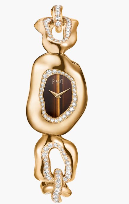 ساعة مرصعة بحجر عين النمر من Piaget