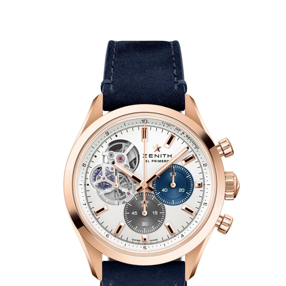ساعة يد نسائية CHRONOMASTER OPEN ROSE GOLD SOLDAT من Zenith