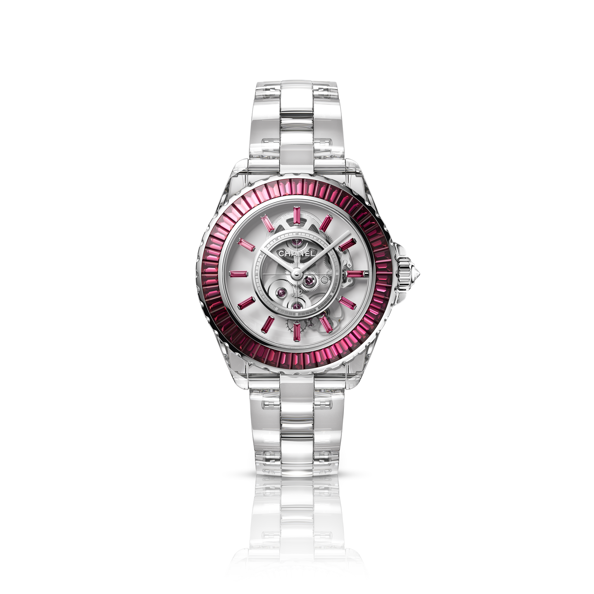 ساعة يد J12 X-RAY RED EDITION من Chanel