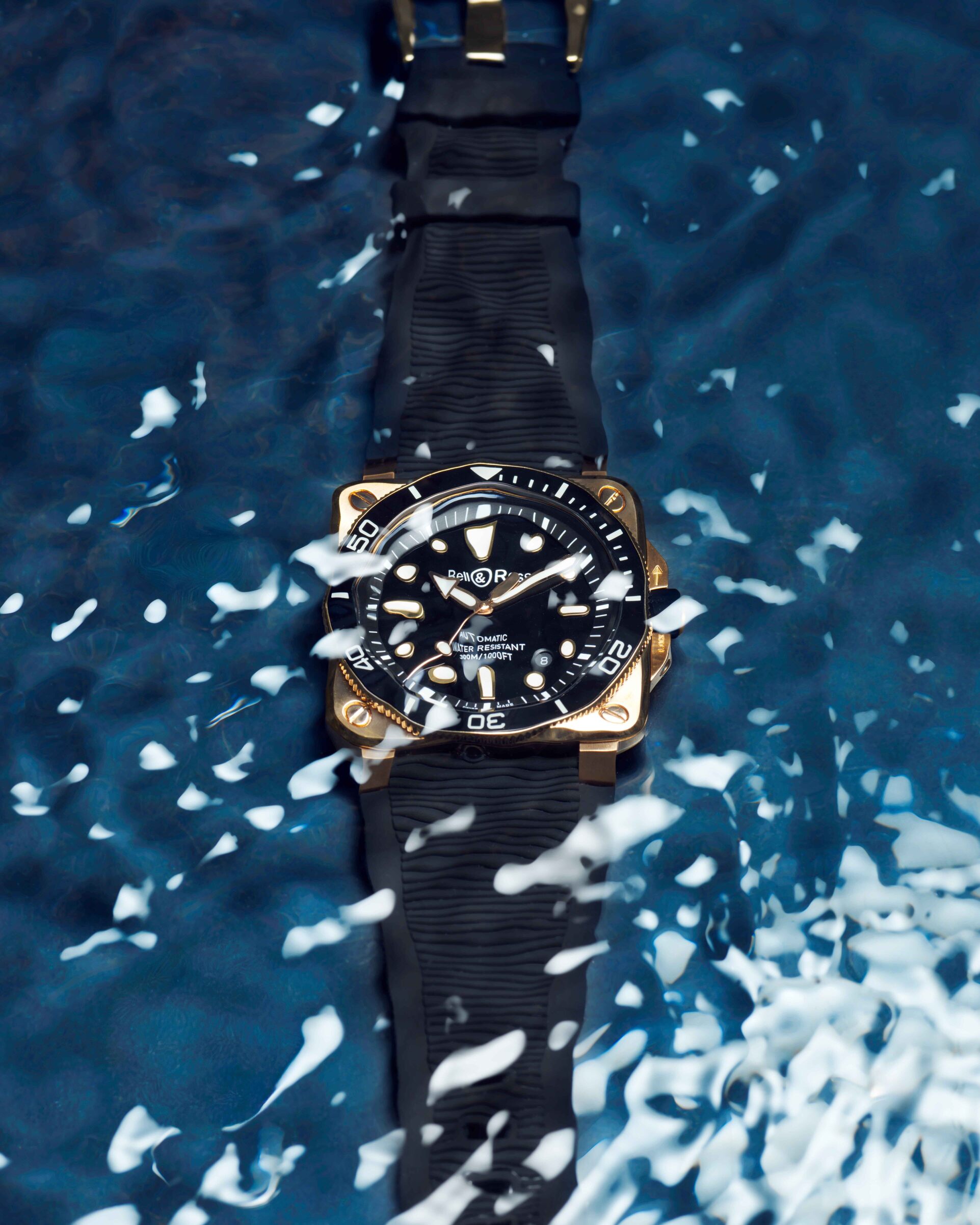 ساعة BR-03 Diver Black Bronze أداة غوص حقيقية