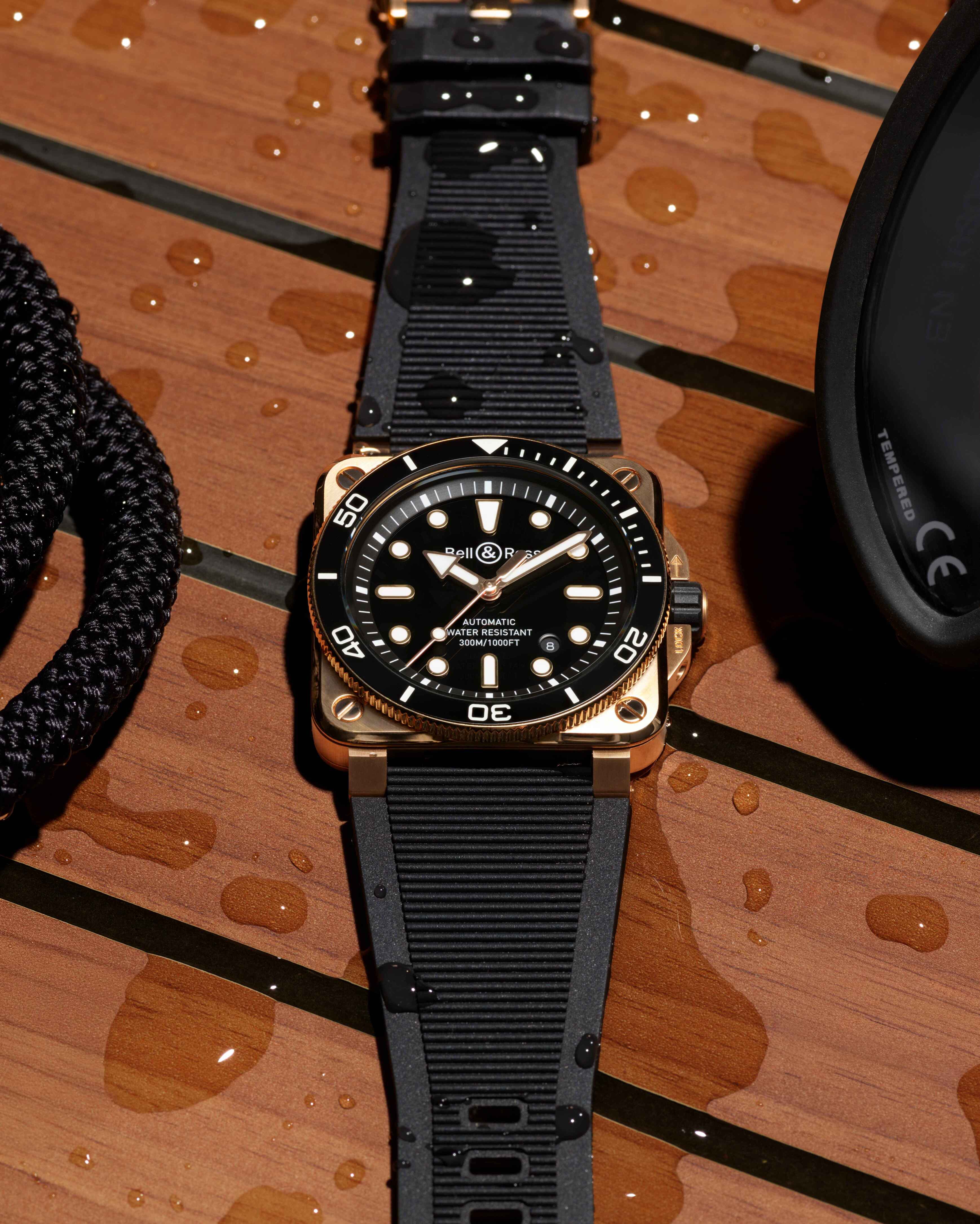 ساعة BR-03 Diver Black Bronze من Bell & Ross