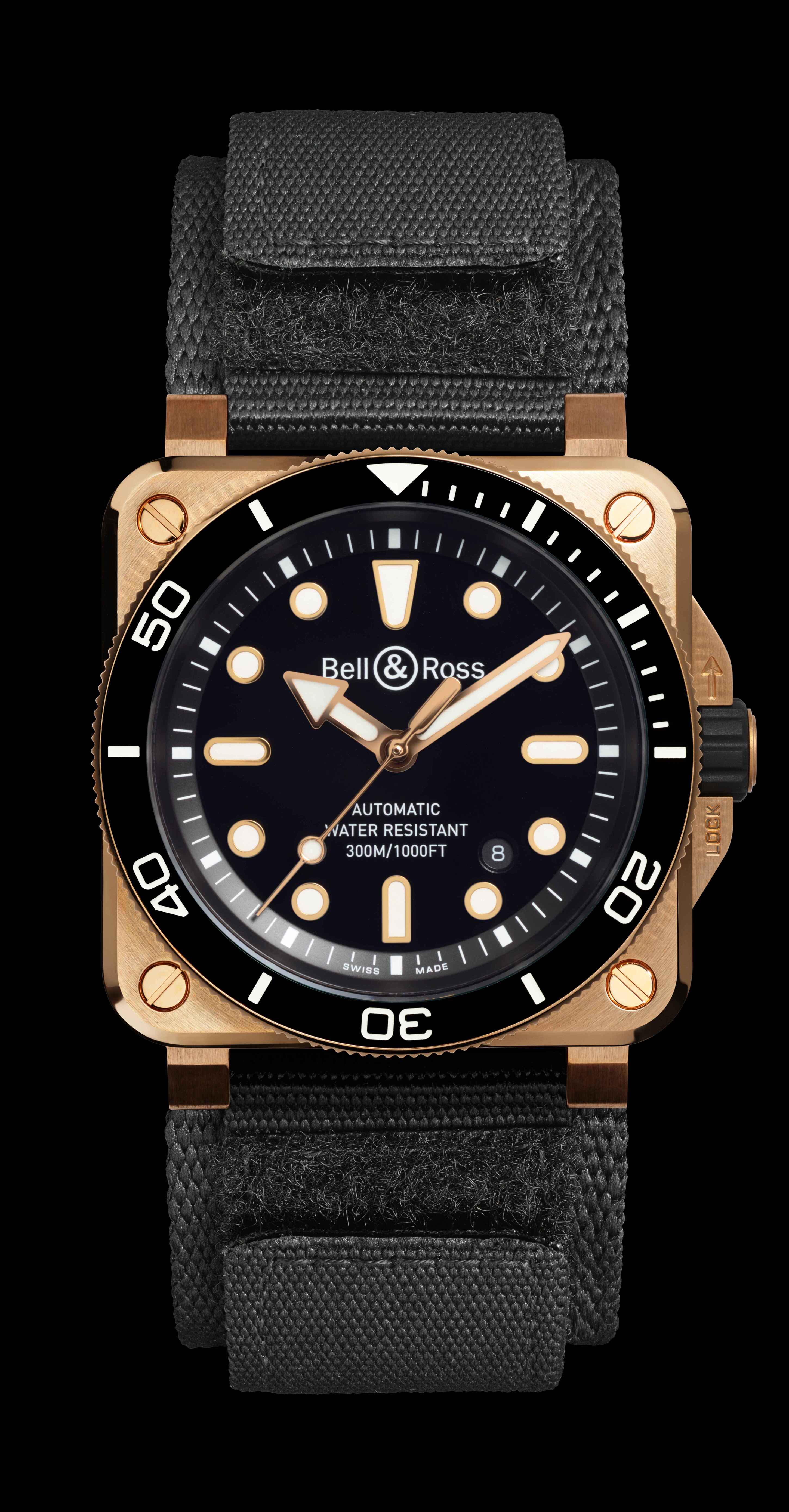 ساعة BR-03 Diver Black Bronze