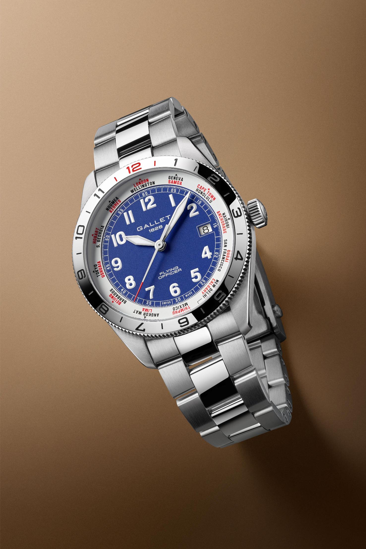 ساعة Flying Officer Automatic 40 من Gallet