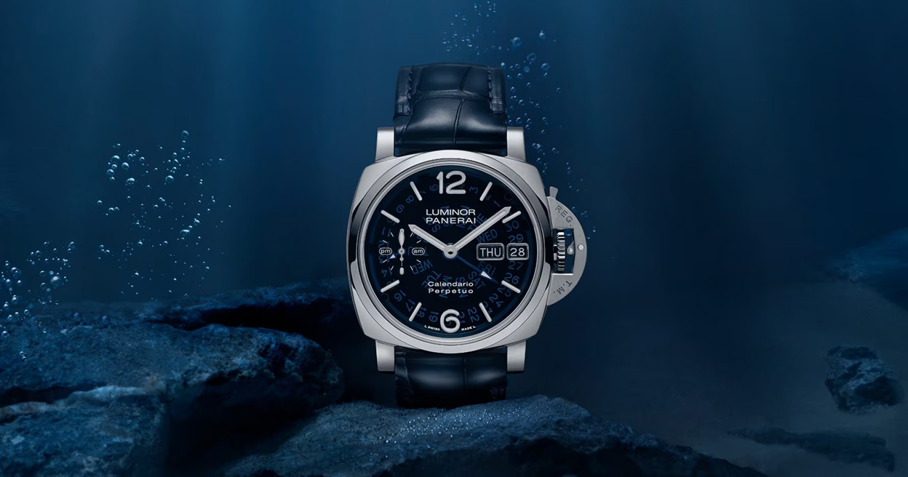 ساعة Luminor Perpetual Calendar GMT Platinumtech