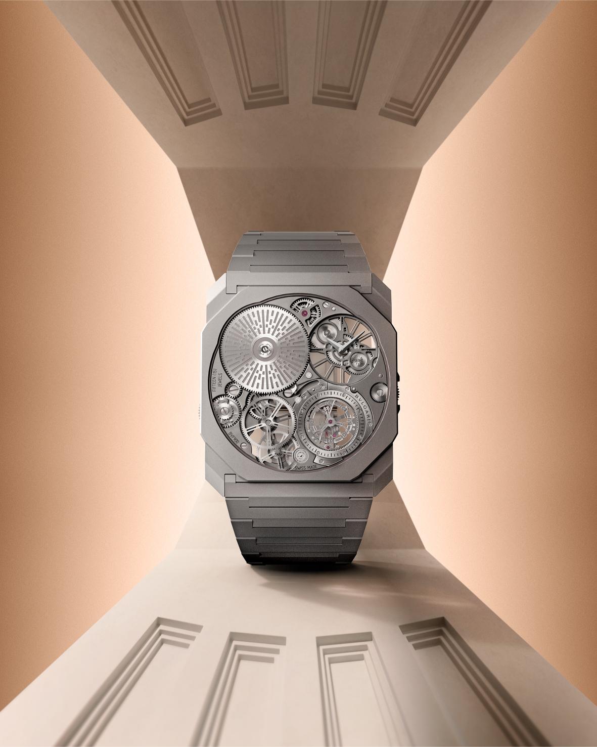ساعة Octo Finissimo Ultra Tourbillon توربيون استثنائي في تصميم فائق الرقة