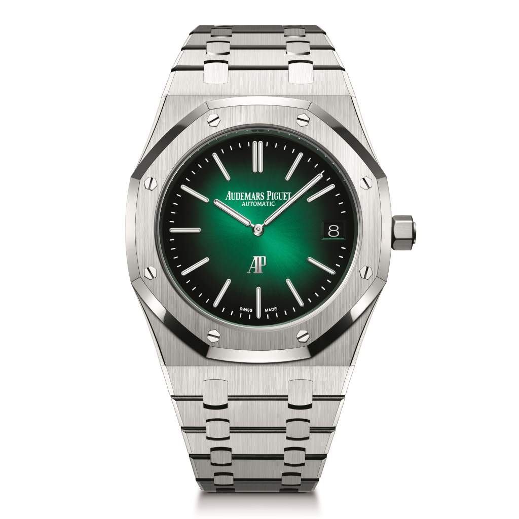 ساعة Royal Oak “Jumbo” Extra-Thin من علامة أوديمار بيغيه Audemars Piguet