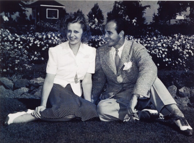 سام سنيد Sam Snead وأودري كارنز Audrey Karnes