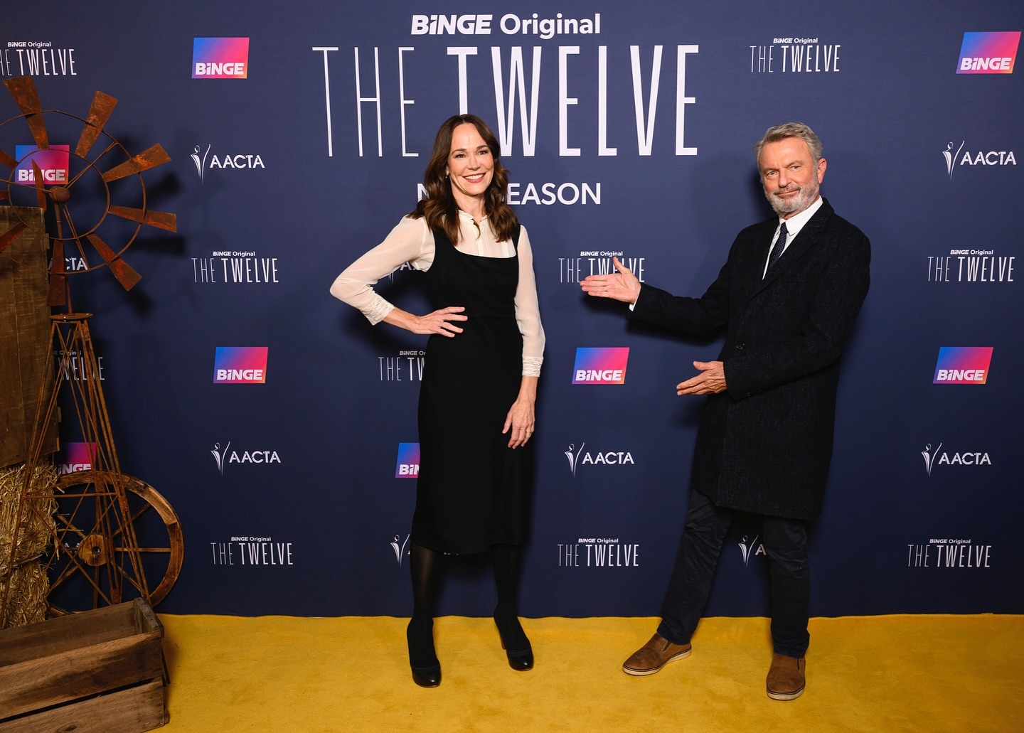 سام نيل بطل المسلسل المحدود "The Twelve"