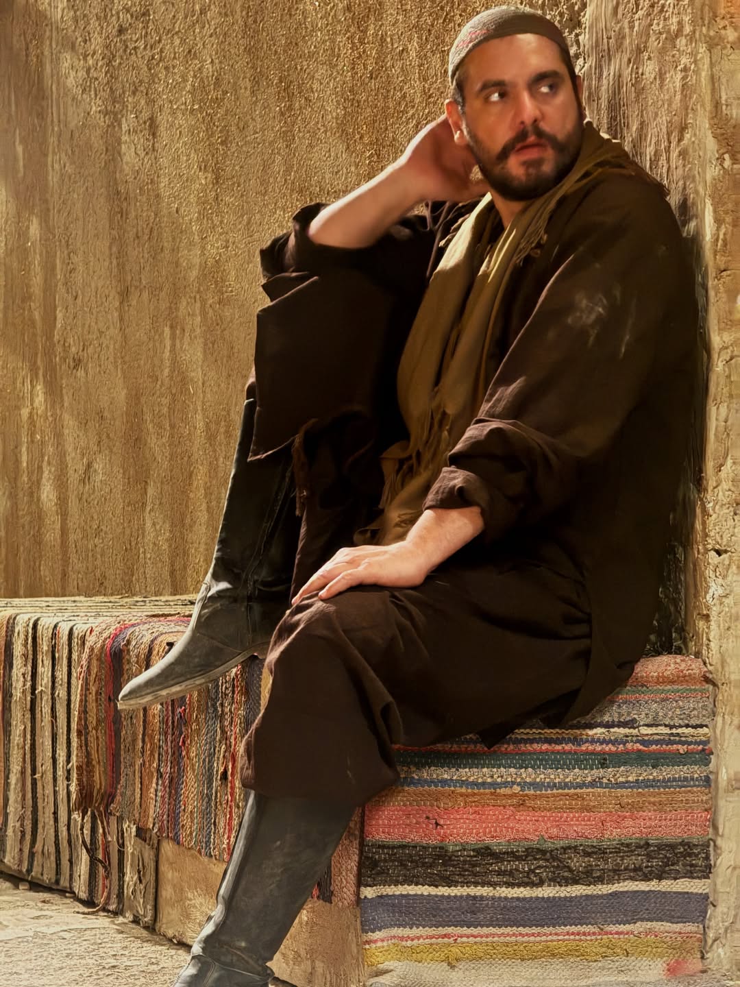 سامر إسماعيل في كواليس مسلسل "اليتيم"