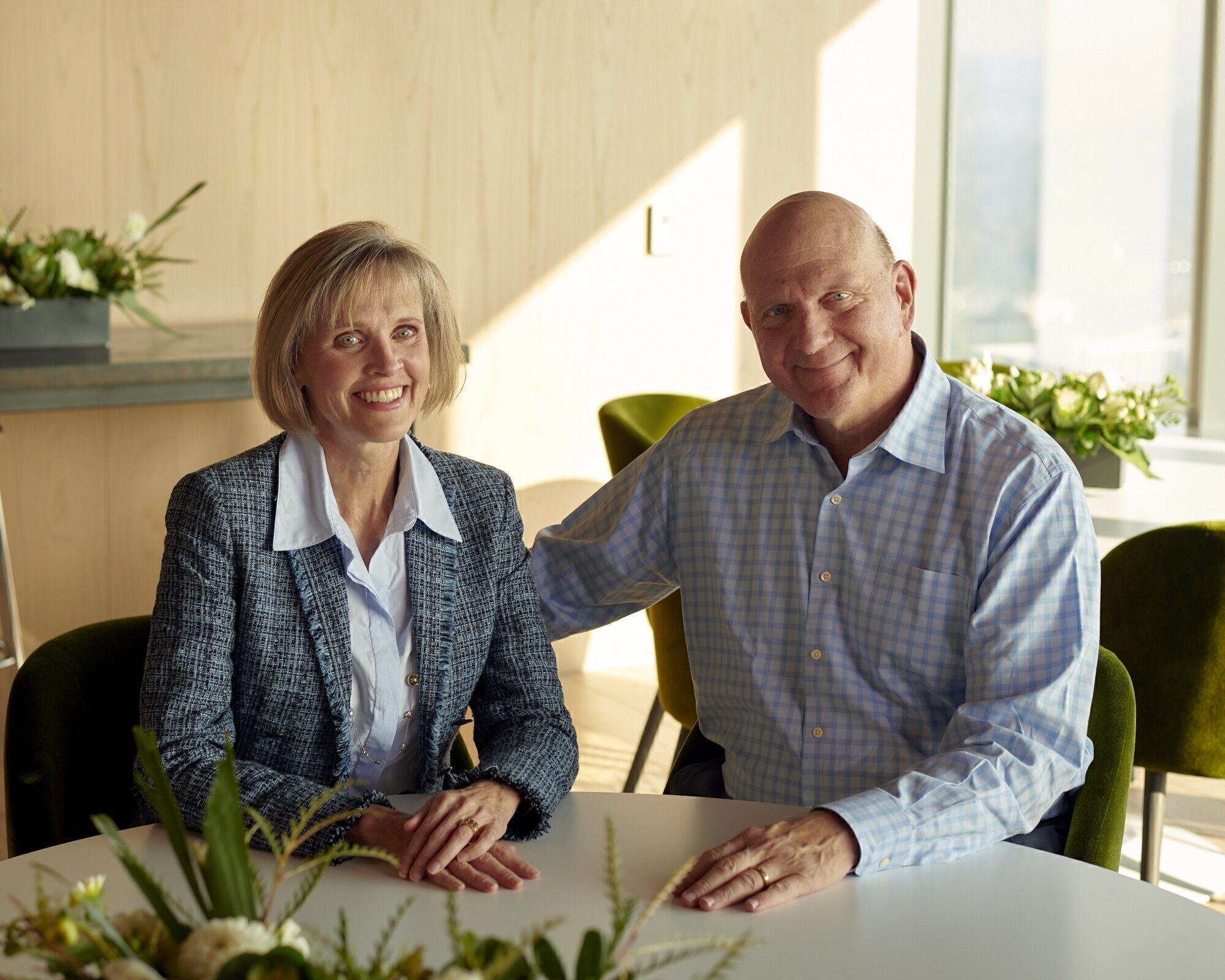 ستيف بالمر Steve Ballmer وكوني بالمر Connie Ballmer