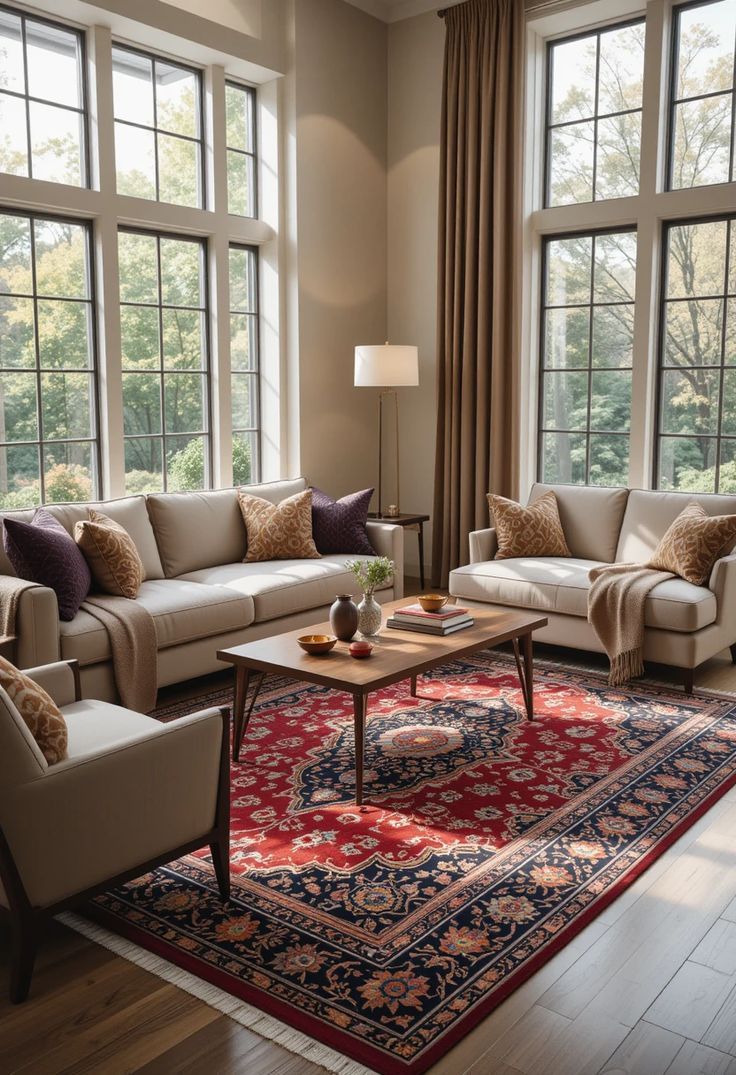 سجادة بتصميم فارسي أنيق