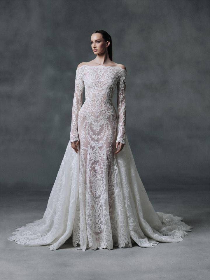 سحر الدانتيل في فساتين زفاف ربيع 2027