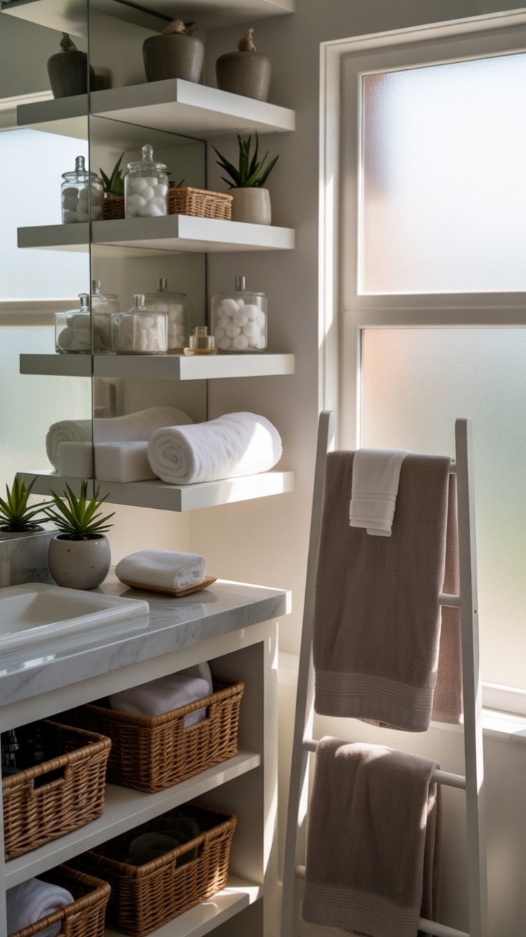 سلال تخزين أسفل الحوض