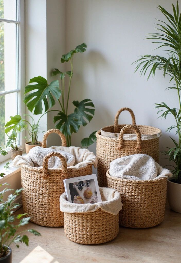 سلال من الروطان